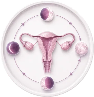 Utero e fasi lunari: emicrania mestruale
