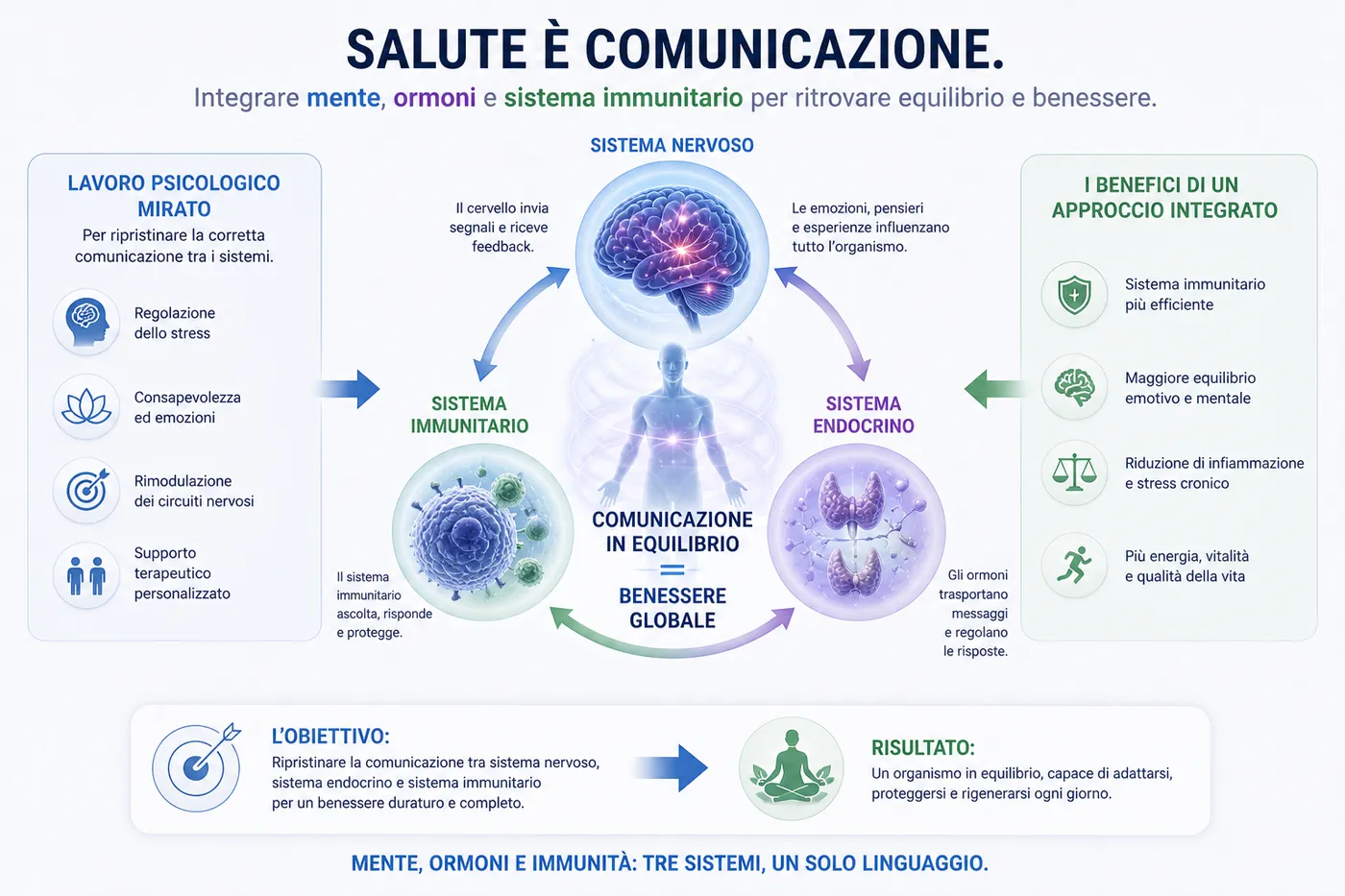 L’approccio integrato PNEI: sistema nervoso, endocrino e immunitario in equilibrio per il benessere globale